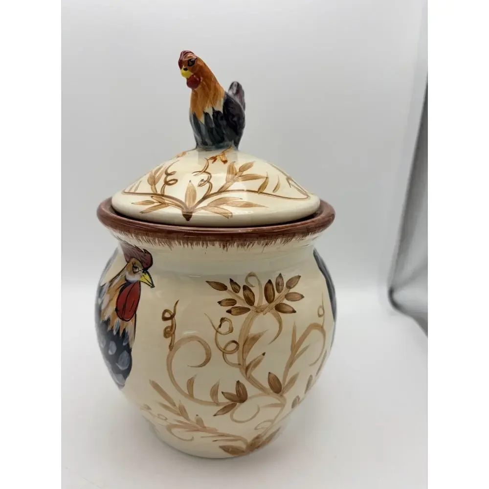 Dario Farrucci Design. Country Chicken Canister. Discontinued.